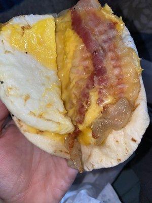 Wake-Up Wrap - Bacon Egg & Cheese  Hash Browns