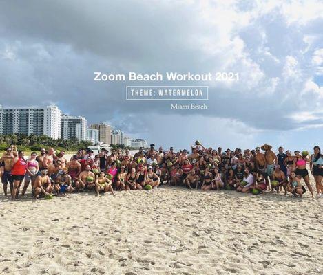 Zoom Beach Workout 2021