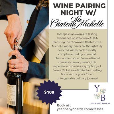 Come join us for an amazing pairing experience!