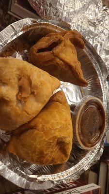 Samosas.