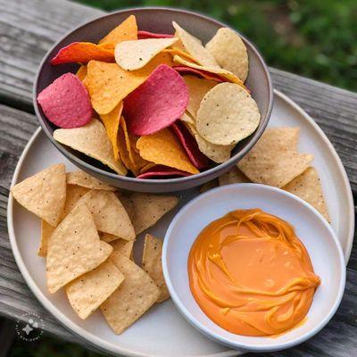 Queso with chips!