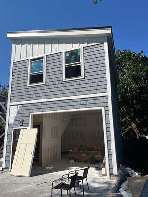 New Garage construction.