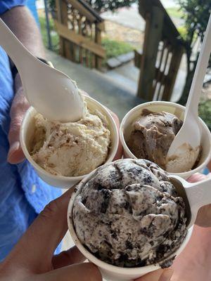 Oatmeal Cookie & Brown Sugar Poptart, Cookies N Cream, and Chocolate PB Caramel Cookie