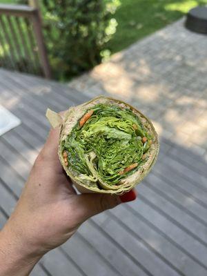 This is my "Tuna salad wrap"... aka ALL LETTUCE wrap