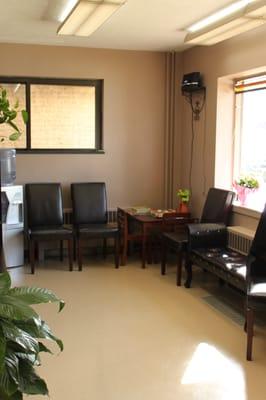 Waiting area with childrens corner