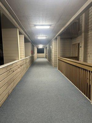 Resort hallways