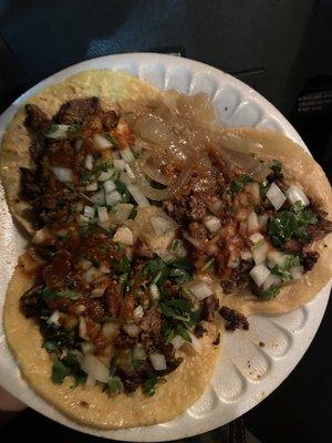 Tacos de asada