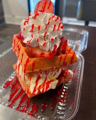 Strawberry Waffle