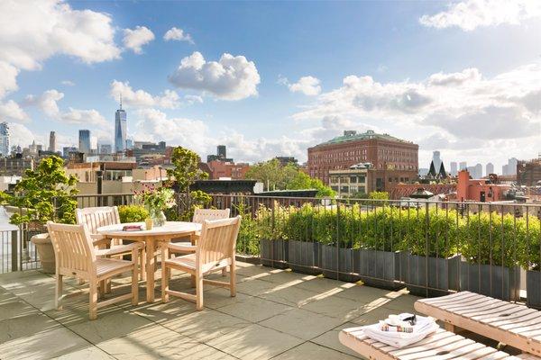 West Village Rooftop, Manhattan, New York