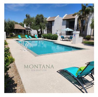 Refreshing Community Pool and shaded Cabana