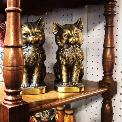 Brass kitties ‍