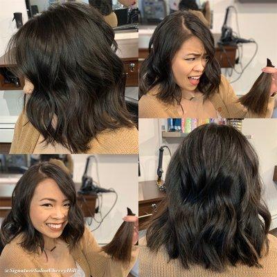 Long Textured Bob