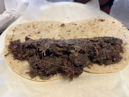 Barbacoa Breakfast Taco