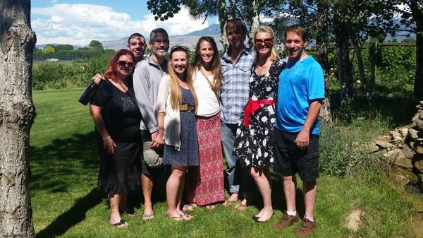 Group shot in backyard!