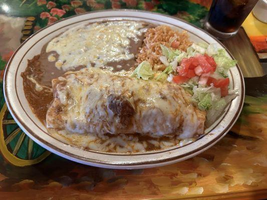 Wet Burrito dinner