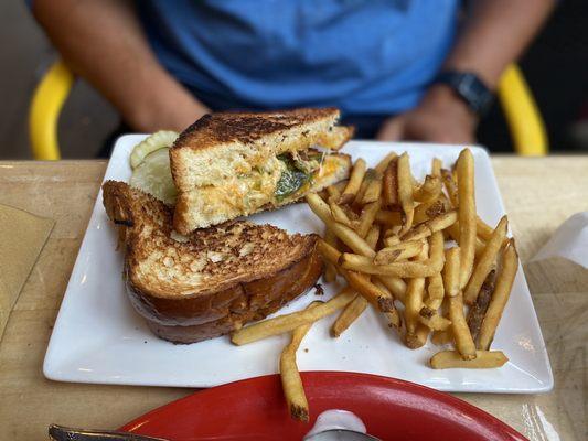 Poblano Grilled Cheese