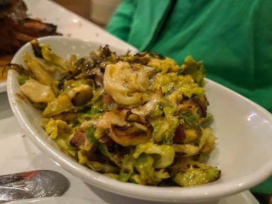 Shaved Brussels Sprouts Dinner