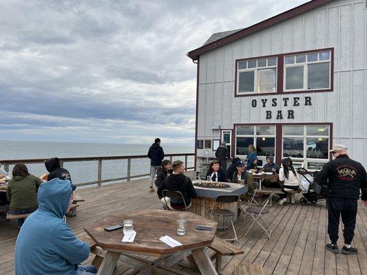 Busy place but sit outside and enjoy the view if it's not too cold, or even if it is too cold.