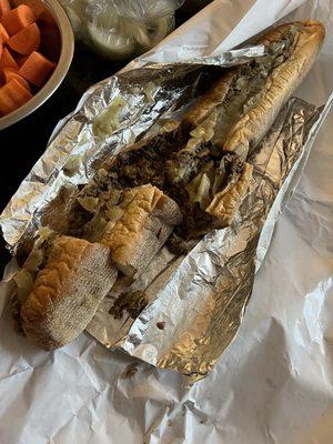 Stuffed with meat! Cheesesteak