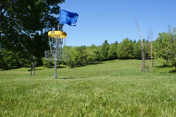 Basket #20 on Fox Run, not a cloud in the sky!