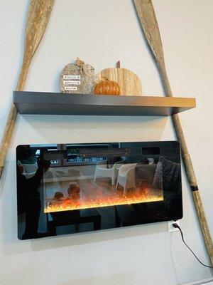 Cute fireplace