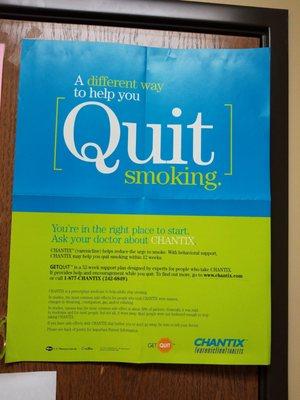 Chantix to help you stop smoking