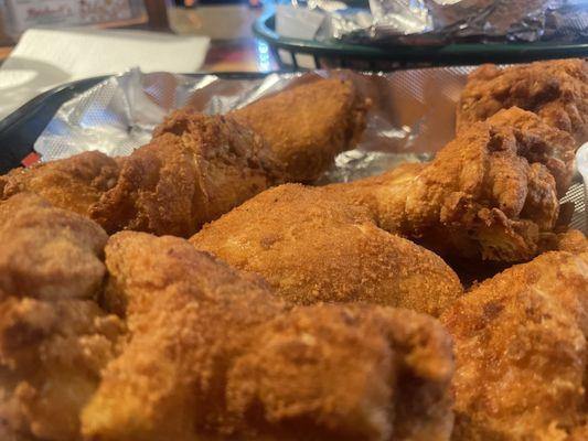 Breaded wings trashed