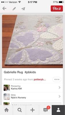 Purple Gabrielle rug