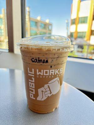 Iced Samoa Latte