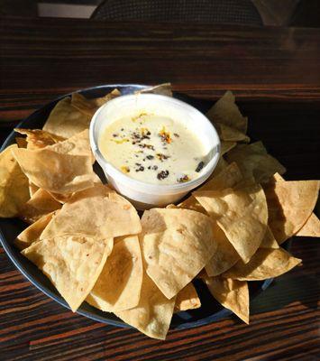 $4.99  Chips and Choriqueso