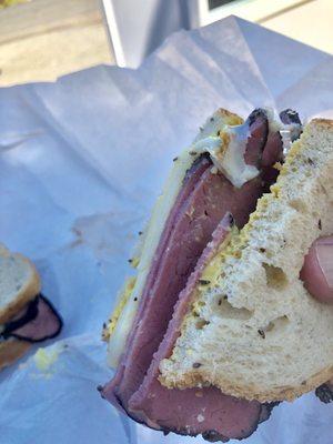 Number 2, Pastrami sandwich with rye. Delicious!