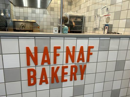 Naf Naf Bakery section