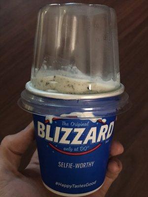 Mint Oreo Blizzard