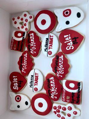 Target Decorated Sugar Cookies