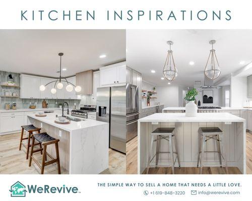 3 ways we make our kitchen renovations stand out: Lighting That Speaks, Mix Metals, Bold Backsplash.