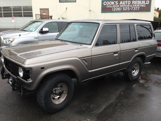 1987 Toyota Land Cruiser.  Custom color by Cook's