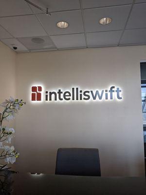 Intelliswift Software, Inc. logo and office space.