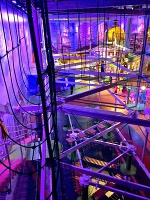 Beanstalk Adventure Ropes Course provides fun for the whole family.