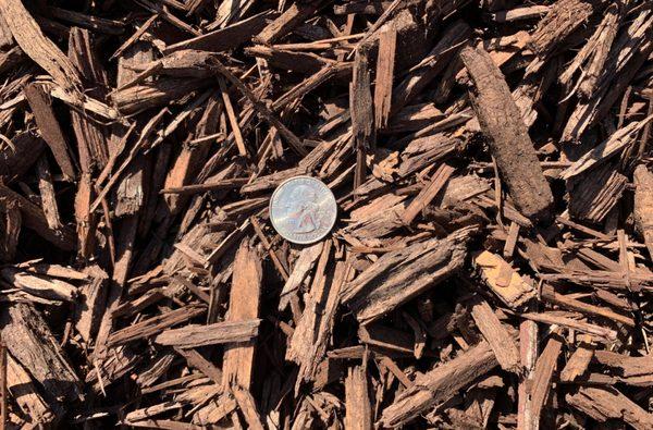 Brown Recycled Wood Chips