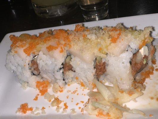 Dynamite roll add crunch $2 up charge