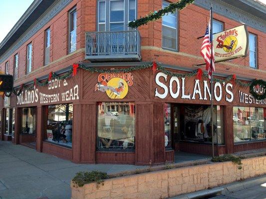 Solano's Boot & Western Wear in Downtown Raton, NM