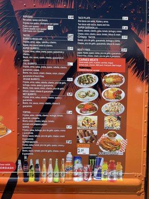 Menu and Prices