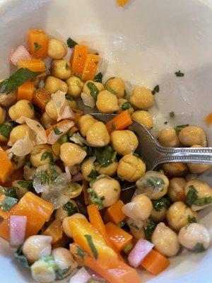 Chick pea salad