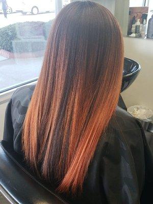 Ombre color