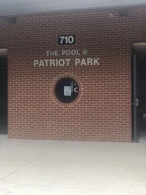 West Homewood Park Pool entrance