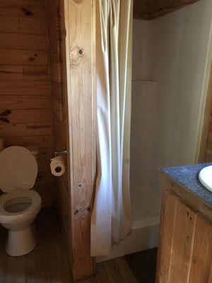 Toilet and shower