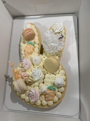 Another view of this beautiful cake tart.