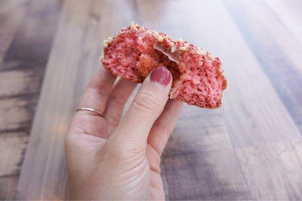 Strawberry donut