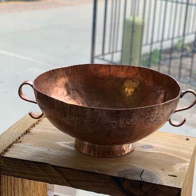 Copper bowl class with Rene.