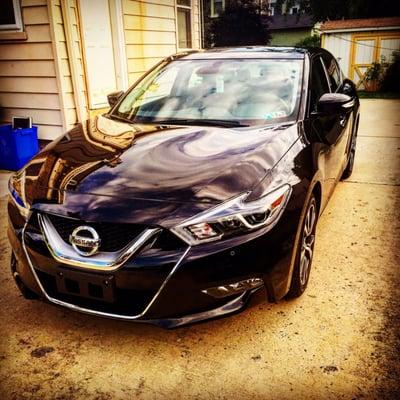 2016 Nissan Maxima Platinum in Bordeaux Black